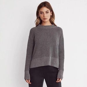 Vetta Capsule Cropped Mockneck Sweater